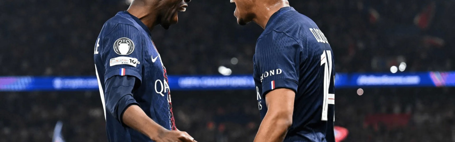 巴黎欧冠淘汰赛射手榜：姆巴佩14球居首，杜埃升至次席