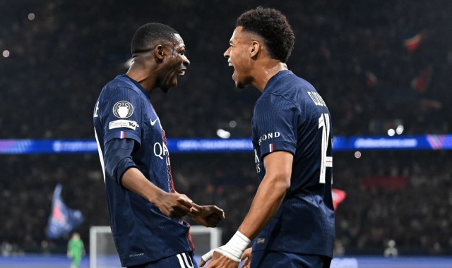 巴黎欧冠淘汰赛射手榜：姆巴佩14球居首，杜埃升至次席